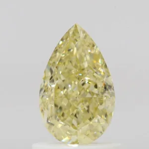 1.01 Carat Pear Fancy Yellow VS2 Natural Diamond