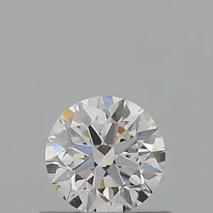 0.53 Carat Round D VVS1 Natural Diamond