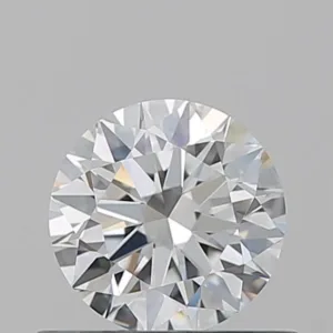 0.54 Carat Round F VVS1 Natural Diamond
