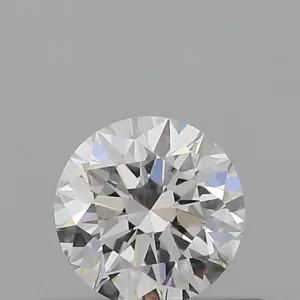 0.4 Carat Round D VVS2 Natural Diamond