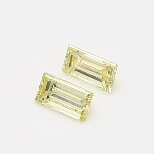0.14 Carat Baguette Fancy Yellow VS2 Natural Diamond 1 0.14 Carat Baguette Fancy Yellow VS2 Natural Diamond