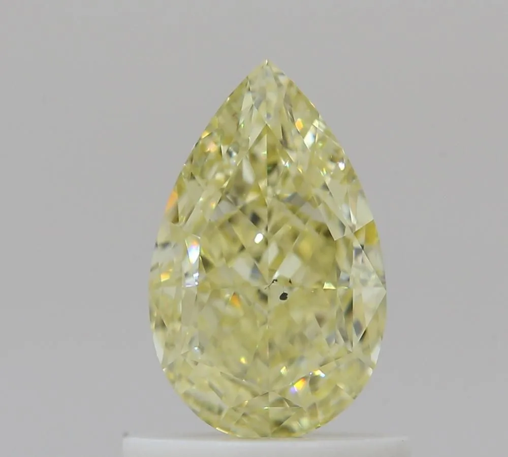 1 Carat Pear Fancy Yellow SI1 Natural Diamond 1 1 Carat Pear Fancy Yellow SI1 Natural Diamond