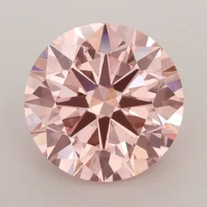 3 Carat Round Fancy Vivid Pink VS1 Lab Diamond