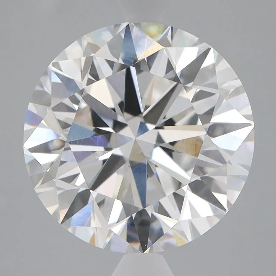 4.96 Carat Round F VVS2 Lab Diamond
