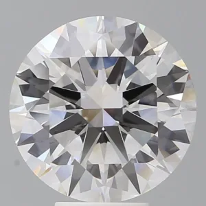 6.09 Carat Round F VVS2 Lab Diamond