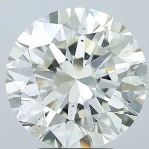 4.02 Carat Round L SI2 Natural Diamond