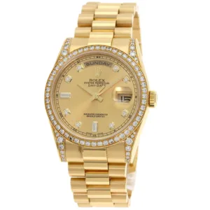 Rolex Day-Date 36 18k Yellow Gold Diamond Dial 18238
