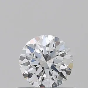 0.55 Carat Round D VVS2 Natural Diamond