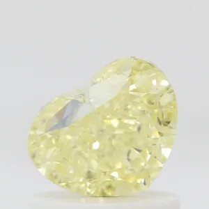 1.02 Carat Heart Fancy Intense Yellow VS2 Natural Diamond