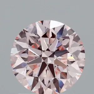 1.58 Carat Round Fancy Intense Pink VS2 Lab Diamond