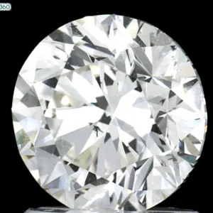 1.5 Carat Round J SI1 Natural Diamond