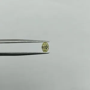 0.72 Carat Oval Yellow VS2 Natural Diamond