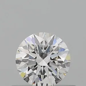 0.43 Carat Round D VVS1 Natural Diamond
