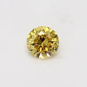 0.3 Carat Round Yellow VS2 Natural Diamond