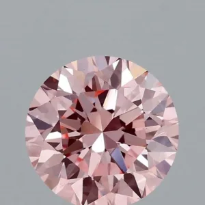 1.55 Carat Round Fancy Intense Pink VS1 Lab Diamond