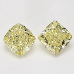3.02 Carat Cushion Modified Fancy Yellow VVS2 Natural Diamond