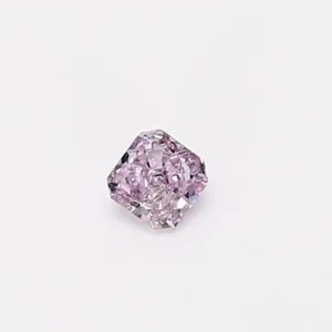 0.11 Carat Radiant Fancy Pink SI1 Natural Diamond