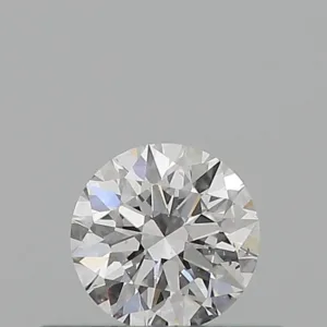 0.33 Carat Round D SI2 Natural Diamond