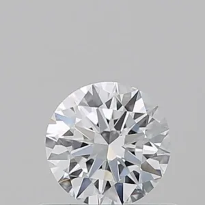 0.53 Carat Round D VVS1 Natural Diamond