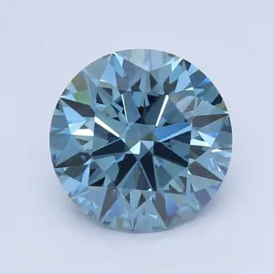 2.91 Carat Round Fancy Vivid Blue VS1 Lab Diamond
