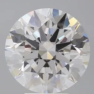 5.52 Carat Round E VVS2 Lab Diamond