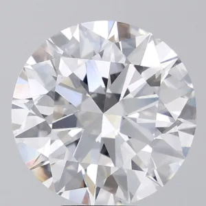 5.52 Carat Round F VS1 Lab Diamond