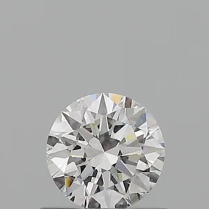 0.55 Carat Round D VVS2 Natural Diamond