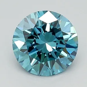 1.21 Carat Round Fancy Vivid Blue VS1 Lab Diamond