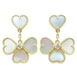Van Cleef & Arpels Sweet Alhambra Effeuillage Earrings