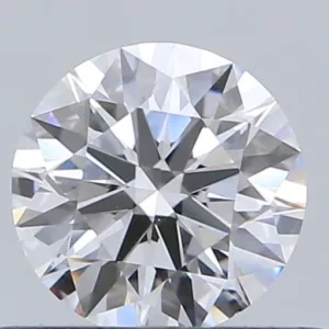 0.51 Carat Round D VVS2 Natural Diamond
