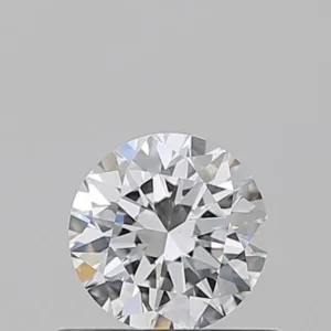 0.53 Carat Round D VS1 Natural Diamond