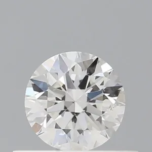 0.42 Carat Round F SI2 Natural Diamond