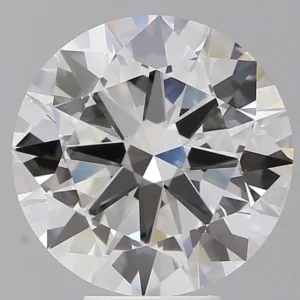 6.57 Carat Round F VVS2 Lab Diamond