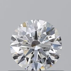 0.57 Carat Round G VVS1 Natural Diamond