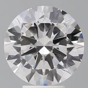 5.05 Carat Round F VVS2 Lab Diamond
