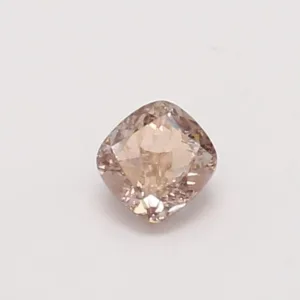 0.53 Carat Cushion Brilliant Fancy Brown SI2 Natural Diamond