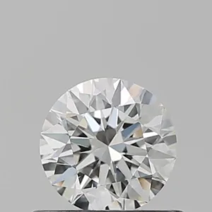 0.55 Carat Round F IF Natural Diamond