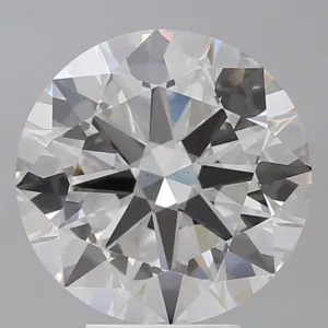 5.51 Carat Round F VS1 Lab Diamond