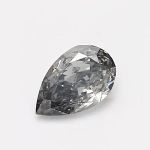 0.61 Carat Pear Fancy Dark Gray SI1 Natural Diamond