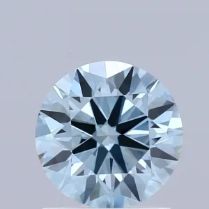 1.04 Carat Round Fancy Vivid Blue VS1 Lab Diamond