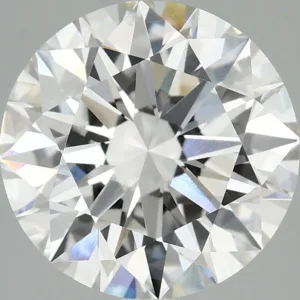 4.09 Carat Round F VVS2 Lab Diamond