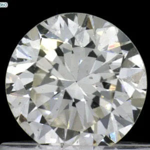 0.53 Carat Round J SI1 Natural Diamond