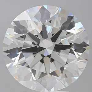 5.54 Carat Round F VVS2 Lab Diamond