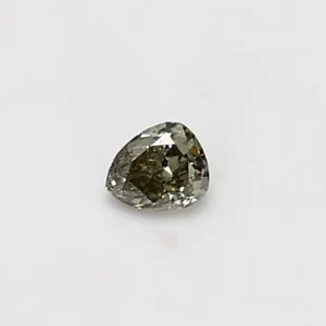 0.15 Carat Pear Fancy Green I1 Natural Diamond
