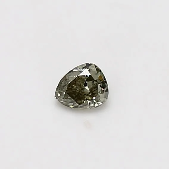 0.15 Carat Pear Fancy Green I1 Natural Diamond 1 0.15 Carat Pear Fancy Green I1 Natural Diamond