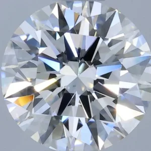 0.44 Carat Round F SI2 Natural Diamond