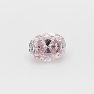 0.16 Carat Oval Fancy Pink I1 Natural Diamond
