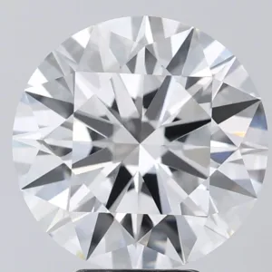 5.5 Carat Round F VVS2 Lab Diamond