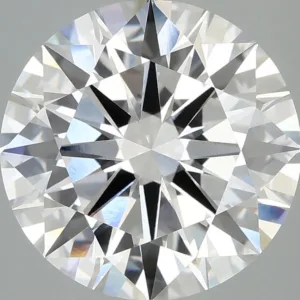 5.04 Carat Round F VVS2 Lab Diamond