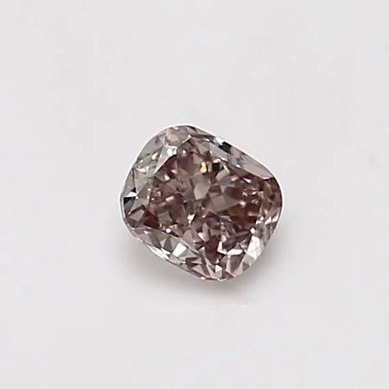 0.38 Carat Cushion Brilliant Fancy Brown Pink VS2 Natural Diamond 1 0.38 Carat Cushion Brilliant Fancy Brown Pink VS2 Natural Diamond